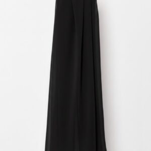 Foulard Chiffon Bonnet Intégré noire